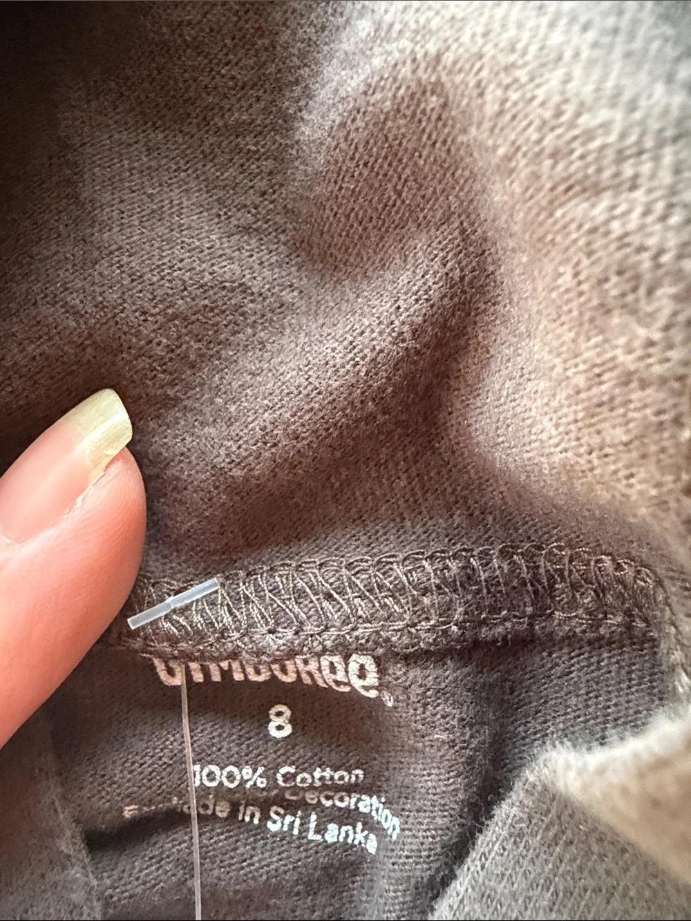 Gymboree Brown Hooded Long-Sleeve Top with Gold 'WILD' Graphic